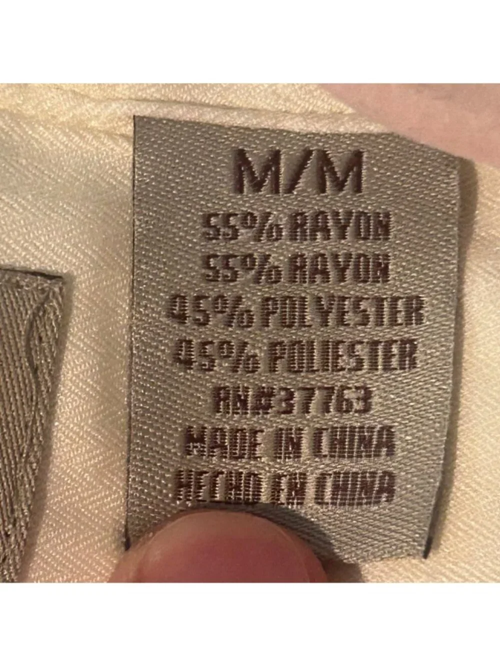 Cubavera Mens Embroidered Short Sleeve Button Up Shirt Beige Size M GUC